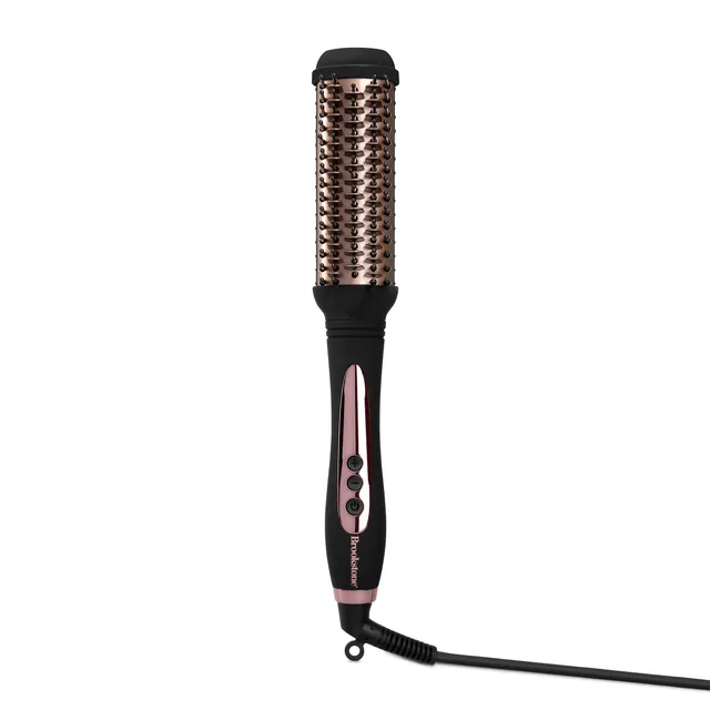 brookstone-powershine-pro-hot-brush-professional-grade-hair-dryer-brush-with-ant image 1