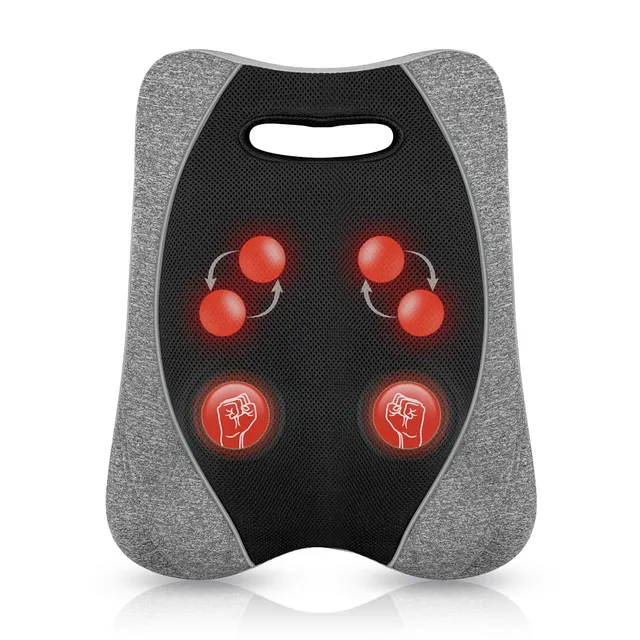 comfier-back-massager-with-heat-percussion-shiatsu-seat-massage-chair-pad-for-pa image 1