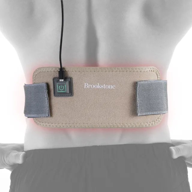 brookstone-40-lights-therapy-wrap-infrared-red-light-pain-relief-pad-cordless-re image 1