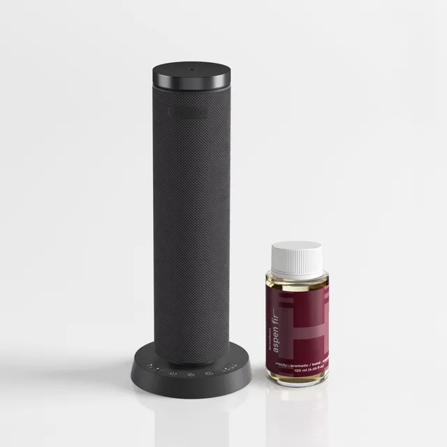 homedics-serenescent-waterless-rechargeable-diffuser-aspen-fir-oil-bundle image 1