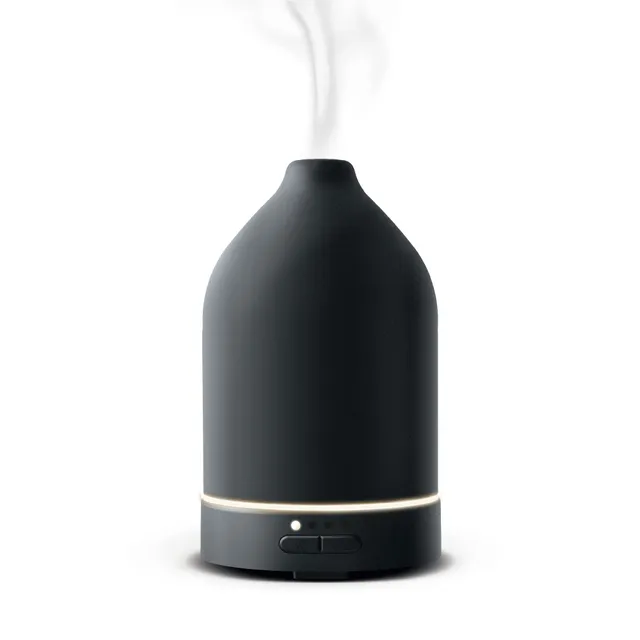 brookstone-essential-oil-ceramic-diffuser-ripple-ultrasonic-aromatherapy-60ml-co image 1