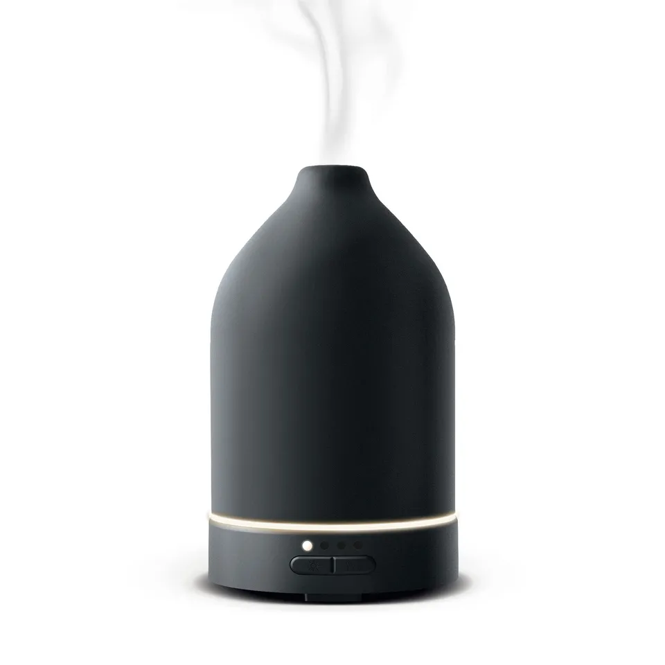 brookstone-essential-oil-ceramic-diffuser-ripple-ultrasonic-aromatherapy-60ml-co image 1