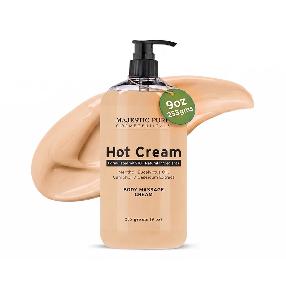majestic-pure-hot-cream-with-eucalyptus-oil-and-menthol-9-fl-oz image 1
