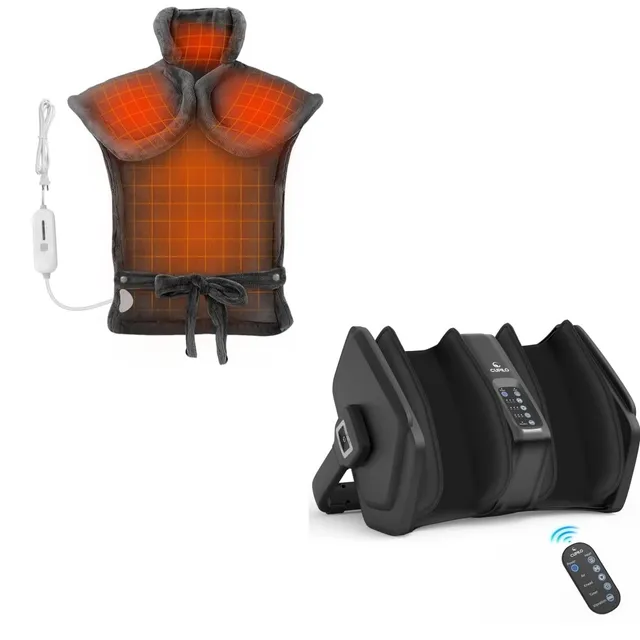 comfier-large-heating-pad-for-back-with-foot-massager image 1