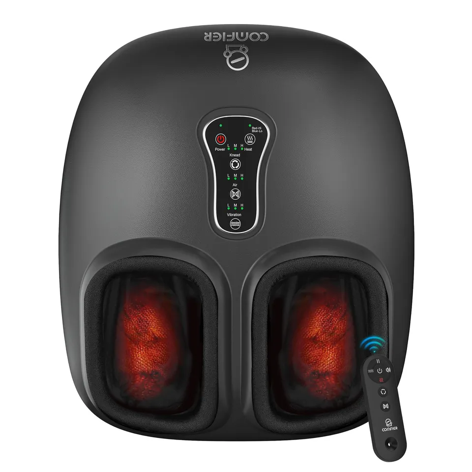 comfier-shiatsu-foot-massager-with-heat-compression-vibration-remote-control-fit image 1