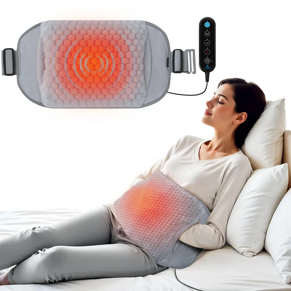 comfier-extra-large-heating-pad-with-massager-corded-heated-waist-belt-with-vibr image 1