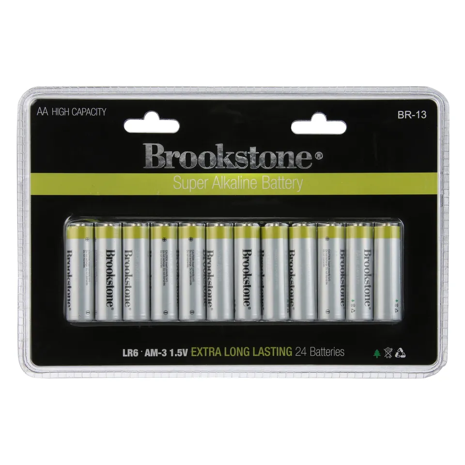brookstone-aa-24-pack-super-alkaline-batteries-long-lasting-power-for-household- image 1