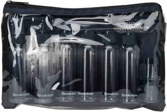 brookstone-travel-bottle-toiletries-set-tsa-approved-11-piece-leakproof-containe image 1