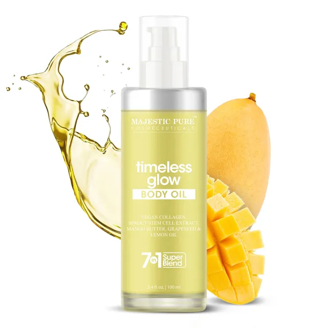majestic-pure-timeless-glow-body-oil-with-mango-butter-3-4-fl-oz image 1