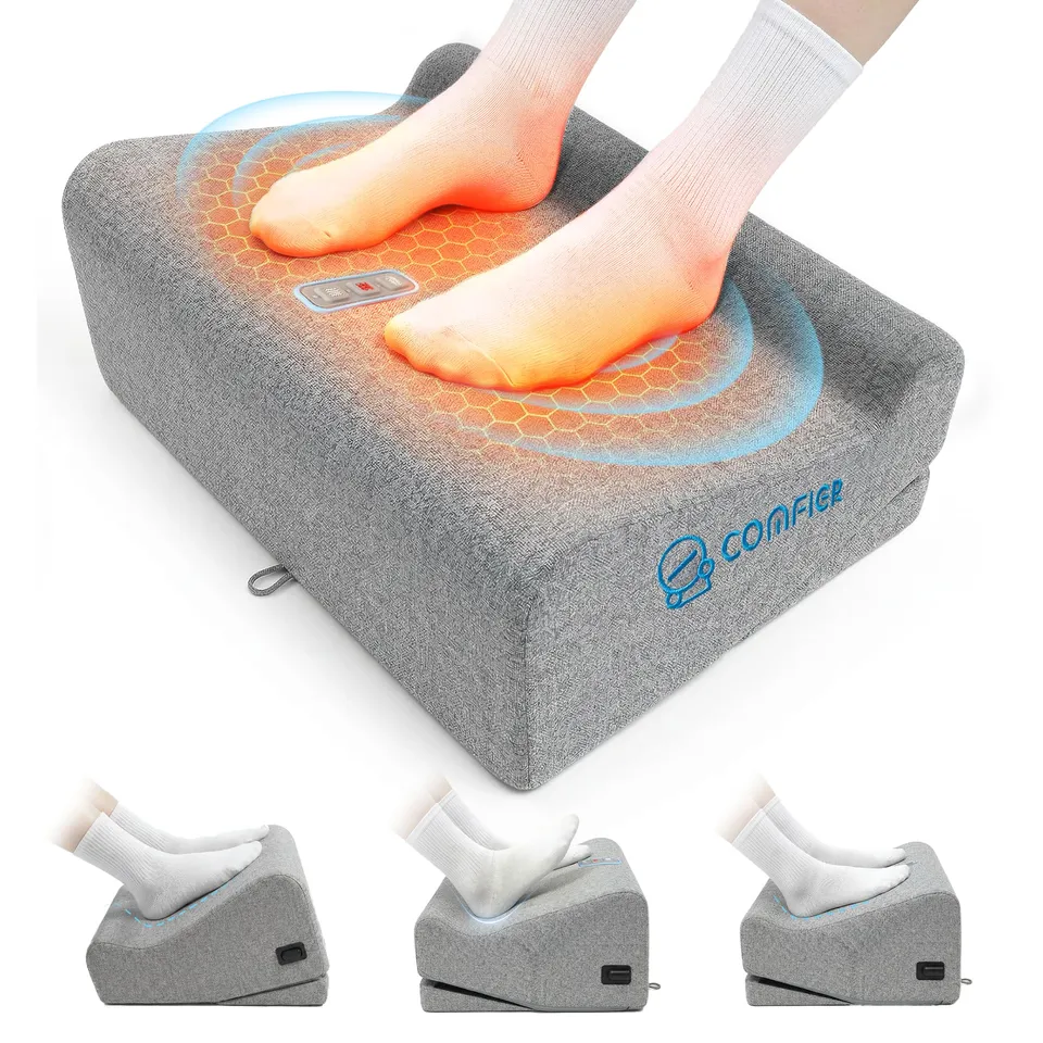 comfier-2026-under-desk-foot-rest-with-graphene-heat-ergonomic-heated-foot-stand image 1