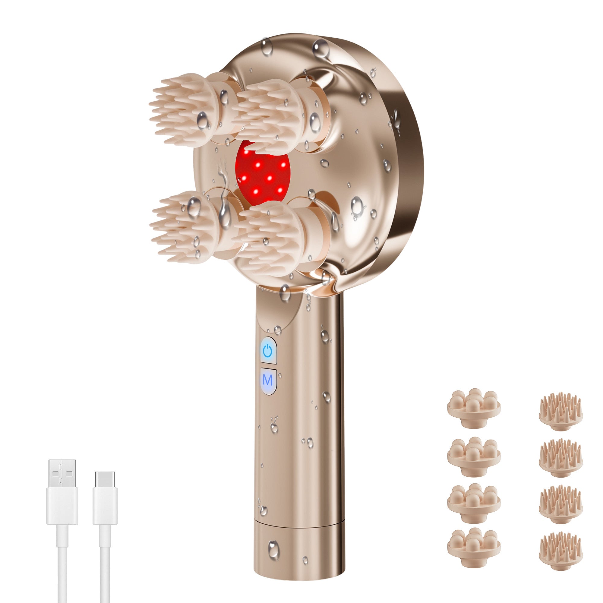 comfier-cordless-handheld-scalp-massager-with-8-silicone-claws-model-4507 image 1