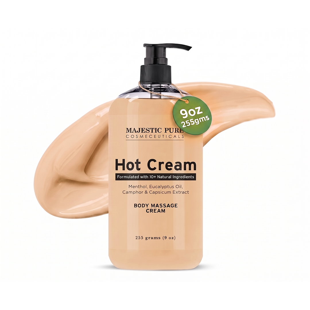 majestic-pure-hot-cream-with-eucalyptus-oil-and-menthol-9-fl-oz image 1