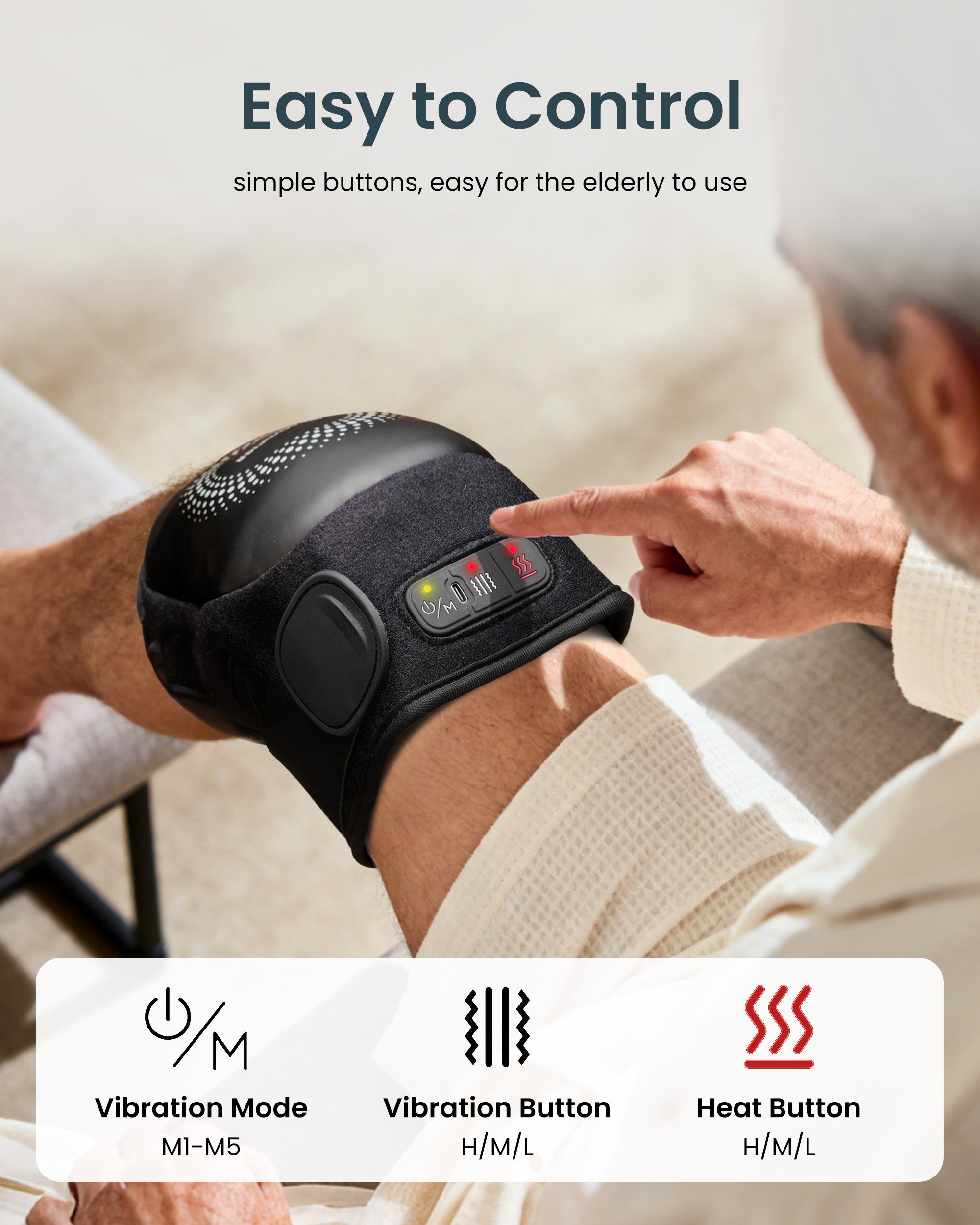 comfier-5512-cordless-knee-massager-with-heat-and-vibration image 4