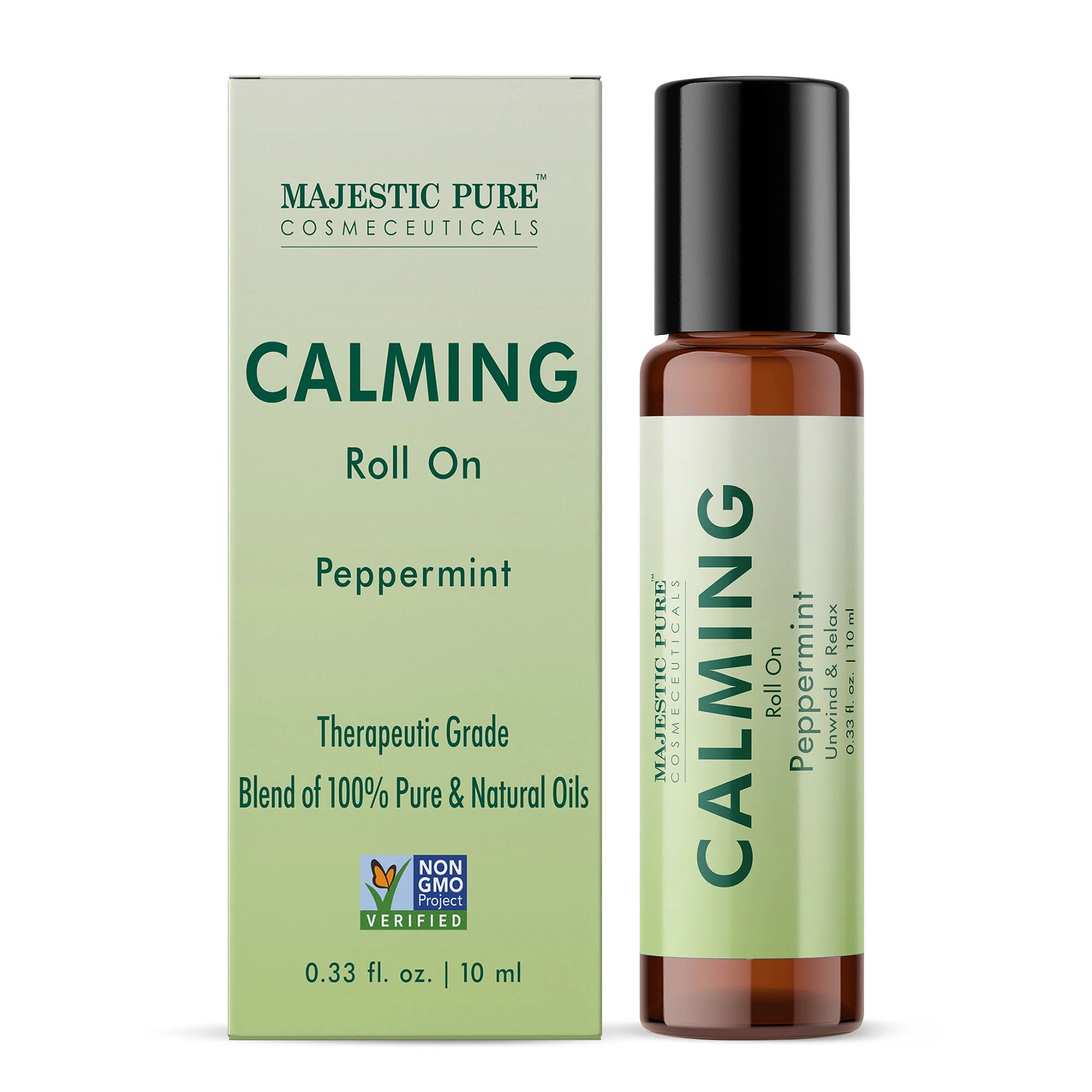 majestic-pure-calming-essential-oil-roll-on-blend-0-3-fl-oz-10ml-portable-aromat image 1
