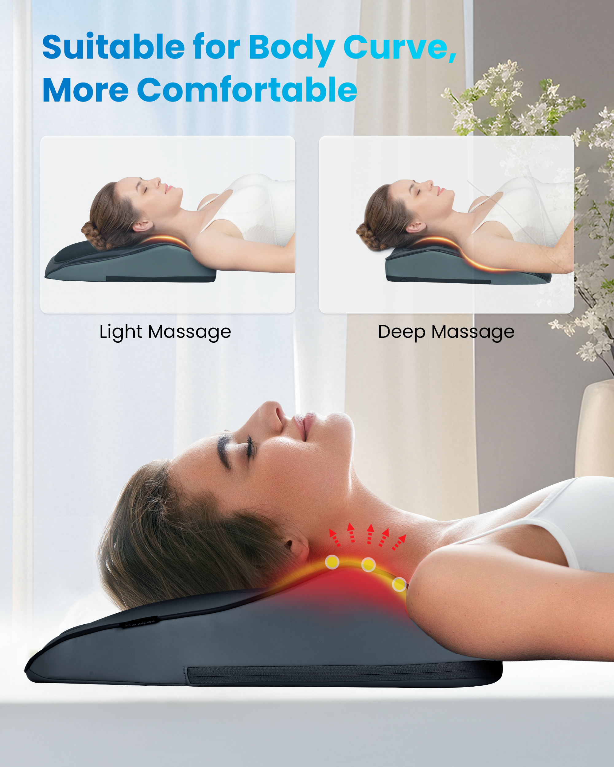 comfier-cordless-3d-shiatsu-deep-kneading-back-massager-for-back-neck-pain-relie image 4