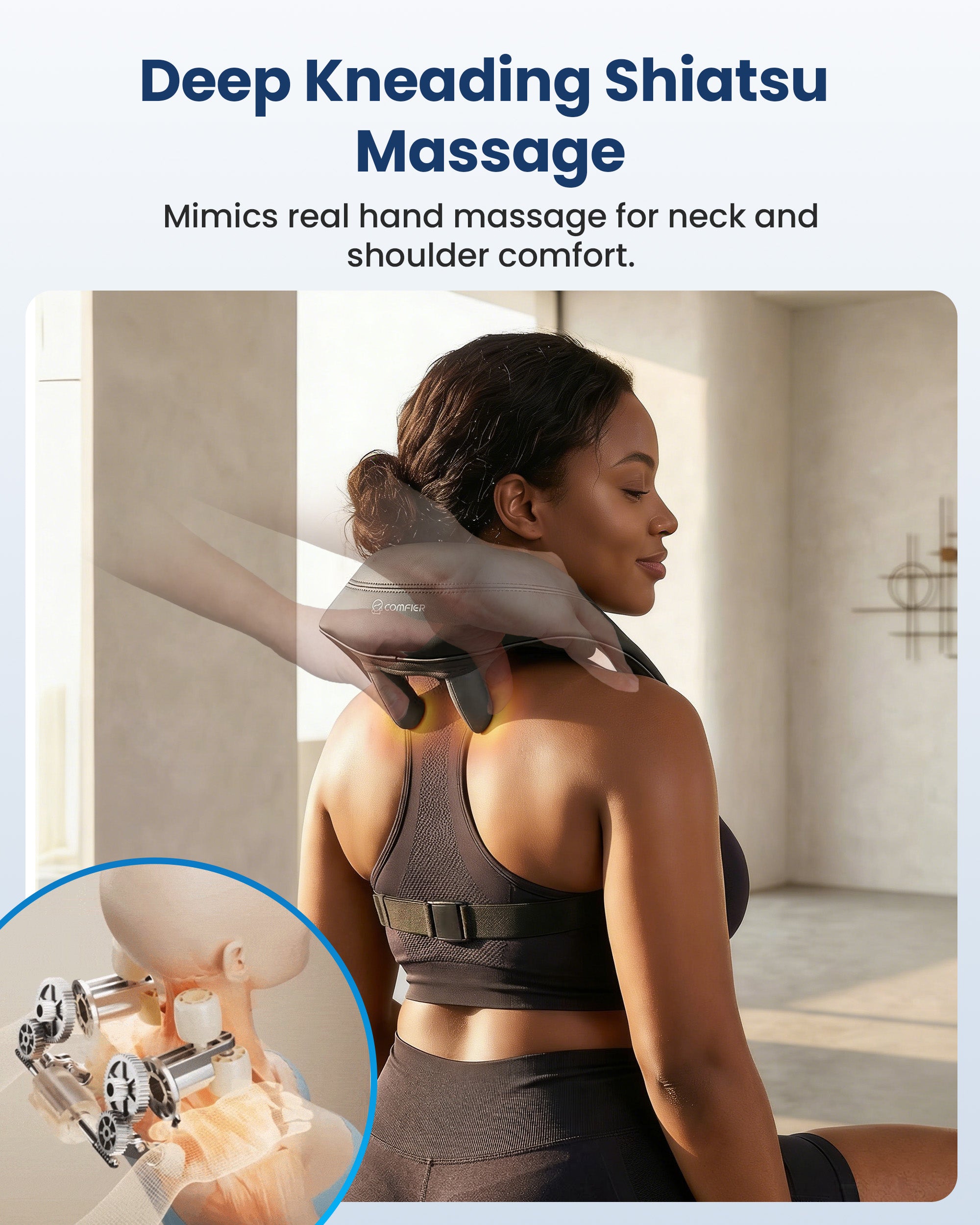 comfier-6811-cordless-neck-massager-with-heat-and-4d-shiatsu image 3
