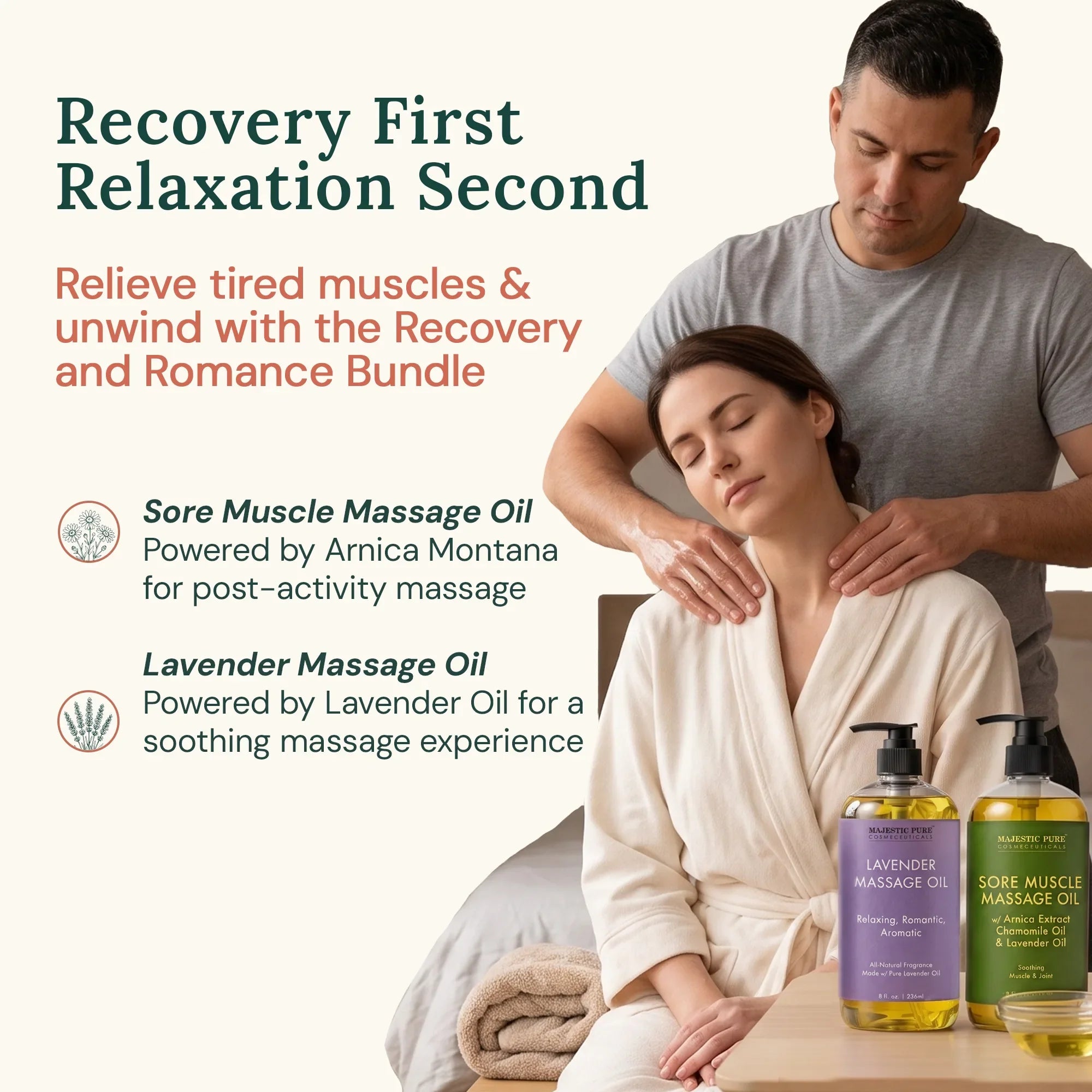 majestic-pure-recovery-and-romance-set-sore-muscle-lavender-massage-oils image 2