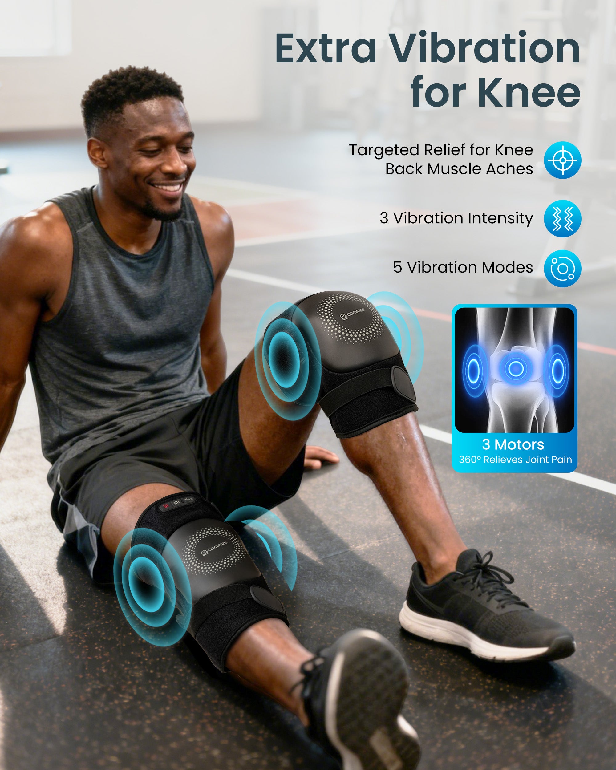 comfier-5512-cordless-knee-massager-with-heat-and-vibration image 8