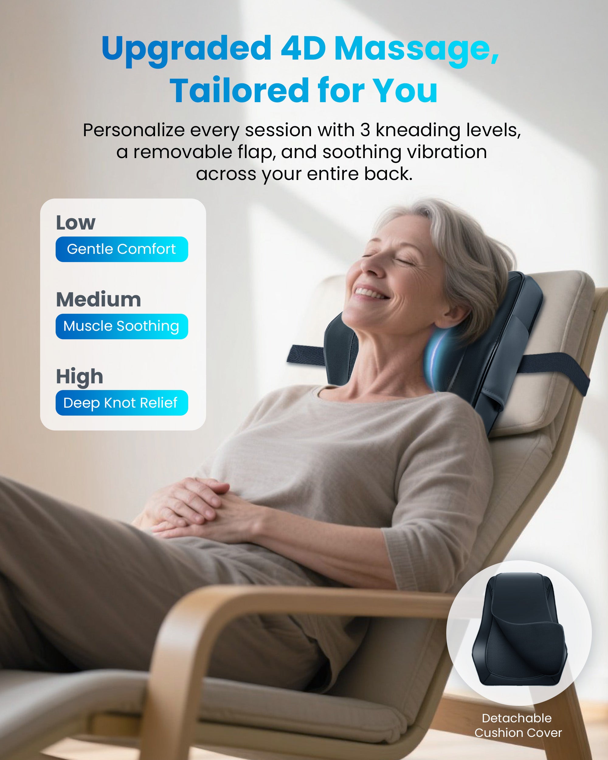 comfier-cordless-3d-shiatsu-deep-kneading-back-massager-for-back-neck-pain-relie image 3