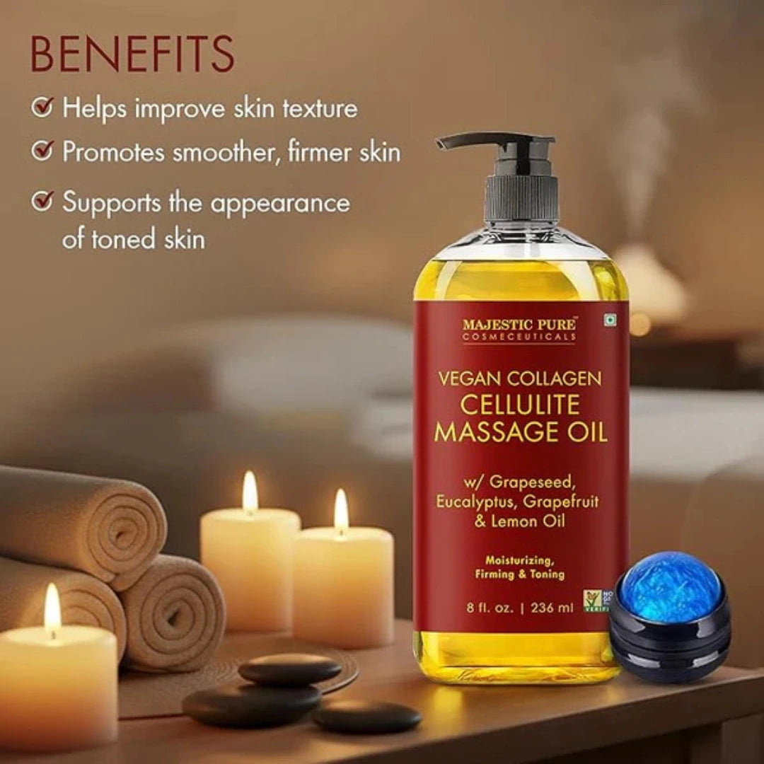 majestic-pure-vegan-collagen-cellulite-massage-oil-with-eucalyptus-oil-roller-8- image 4