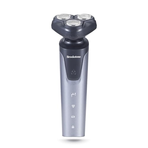 brookstone-3-head-rotary-shaver-precision-shave-cutting-edge-design-professional image 7