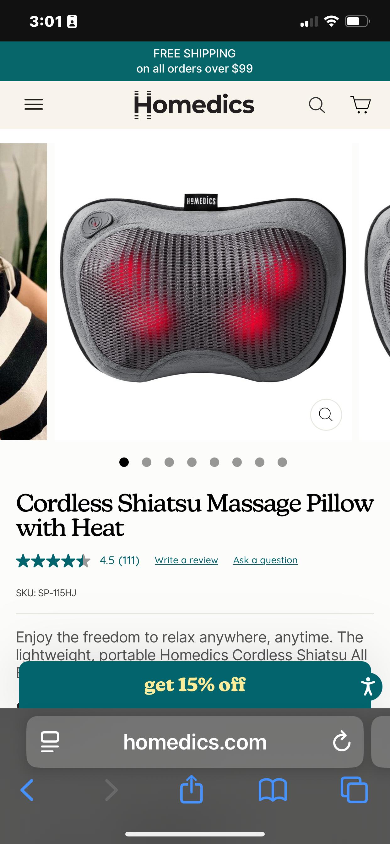 Good massage, but battery life could be better