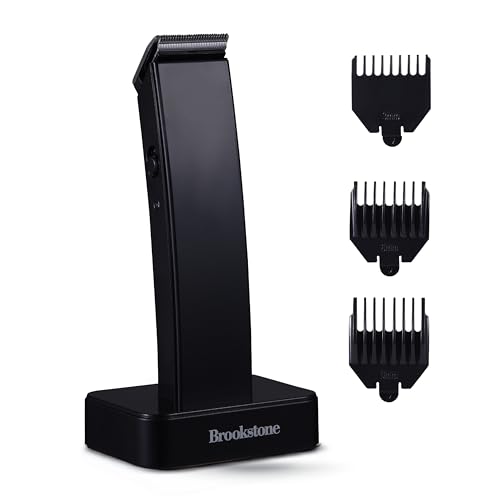 brookstone-cordless-hair-trimmer-with-charging-base-precision-grooming-for-hair- image 8