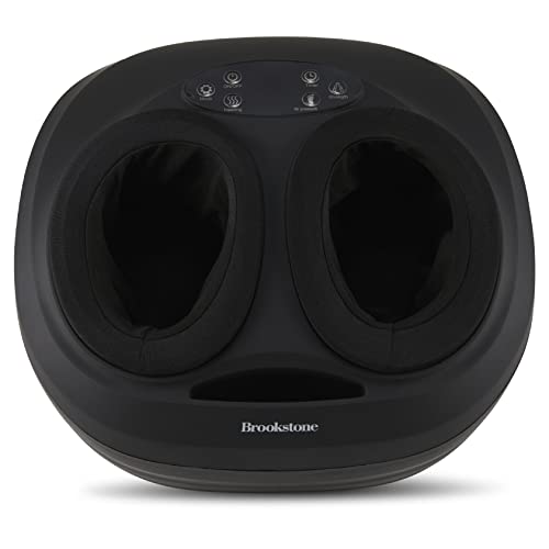 brookstone-shiatsu-foot-massager-with-heat-air-compression-5-modes-adjustable-in image 7