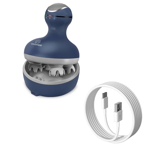 comfier-cordless-electric-scalp-massager-with-multi-modes-vibration-usb-cable-1m image 3