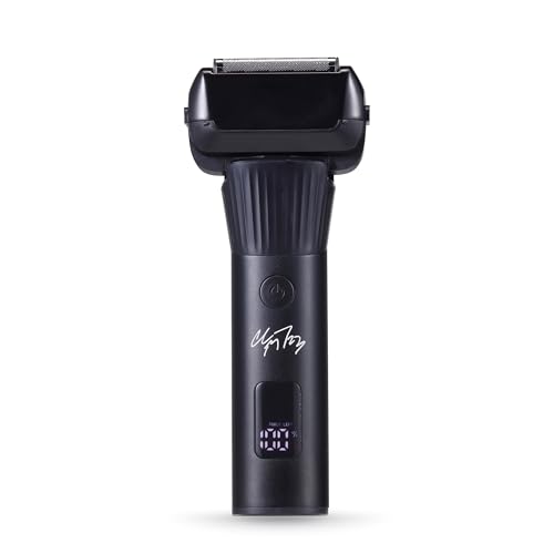 brookstone-5-head-foil-shaver-cordless-rechargeable-wet-dry-lcd-display-black image 8