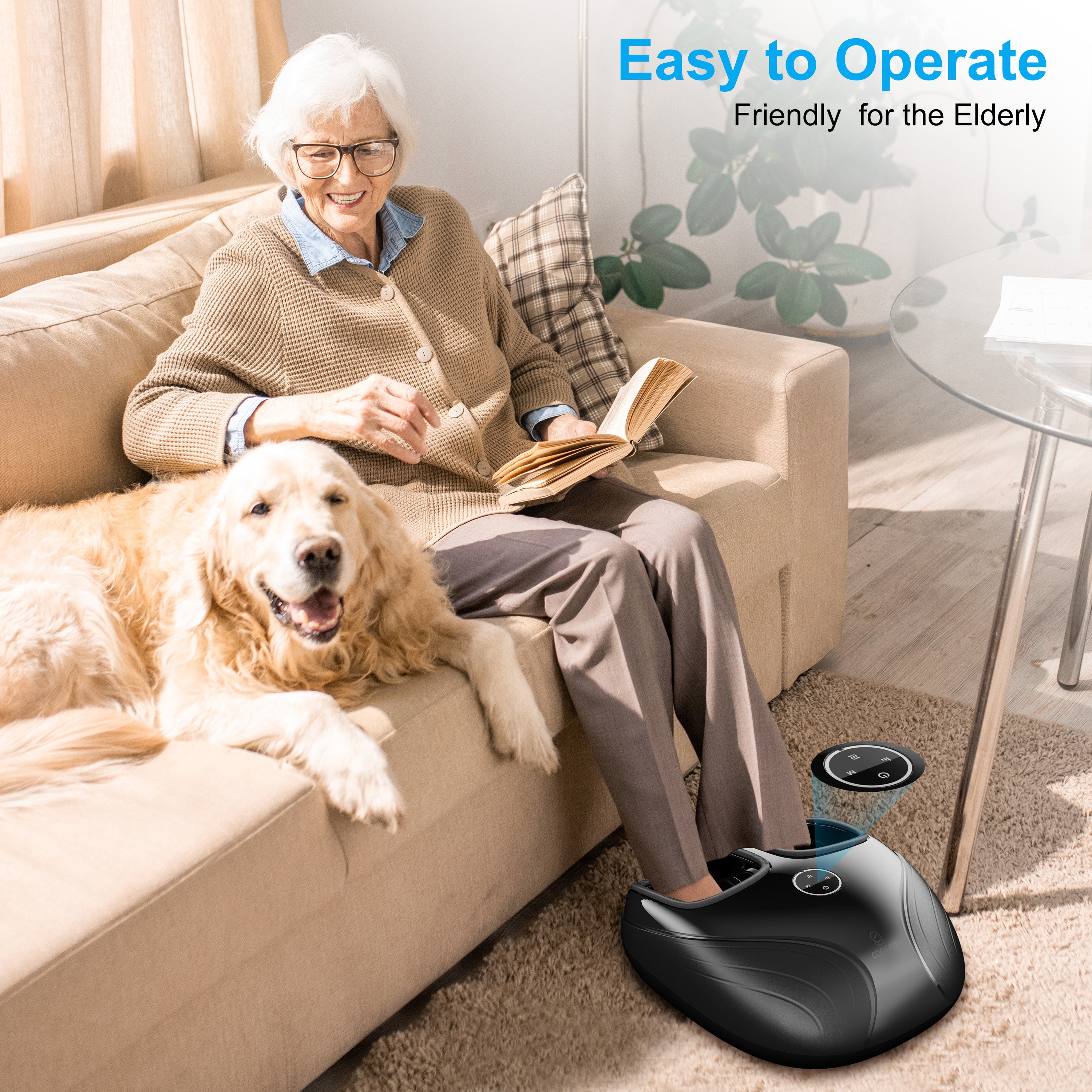 comfier-5003-heated-shiatsu-foot-massager-with-rolling-and-kneading image 5