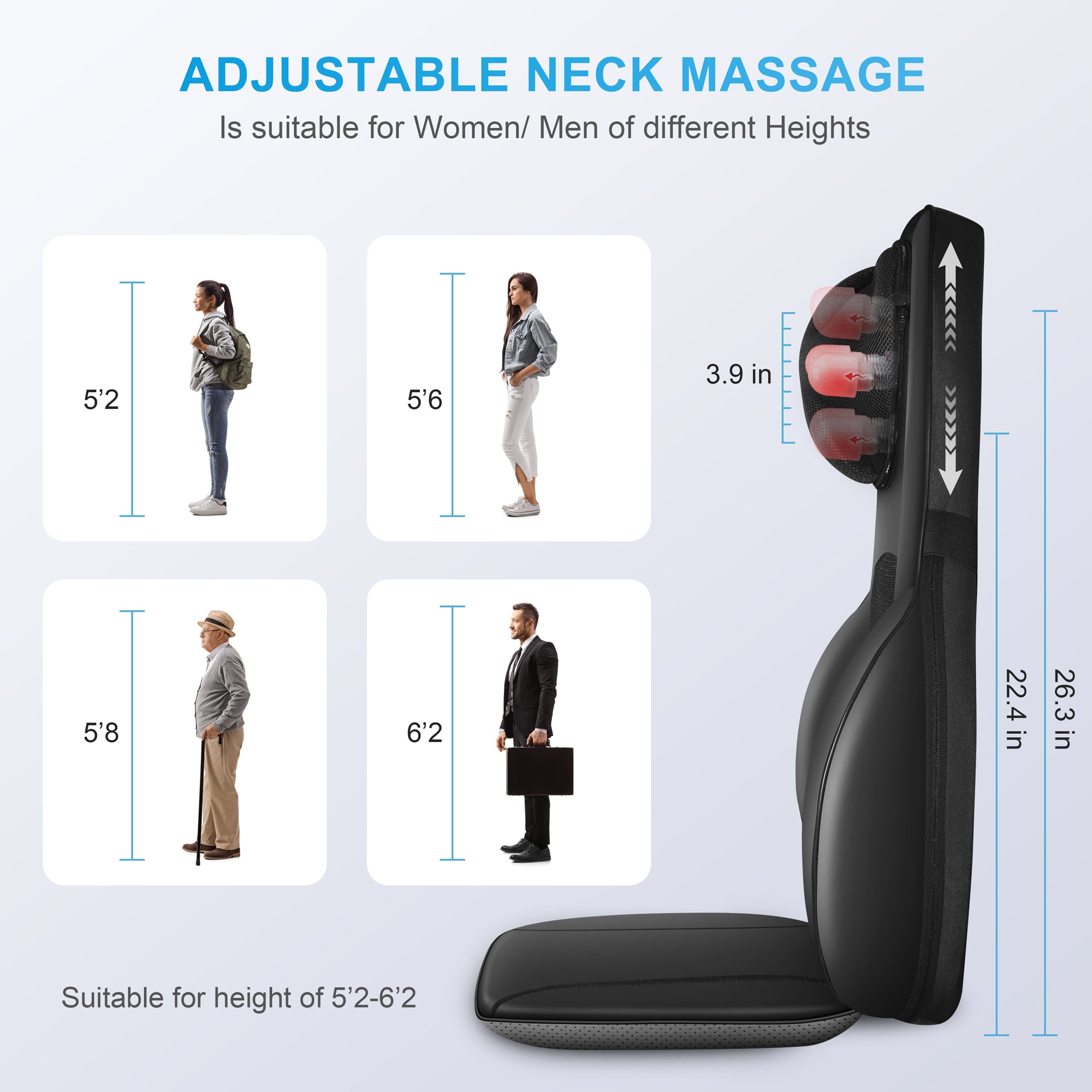 comfier-2113-leather-shiatsu-back-and-neck-massager-with-heat image 4