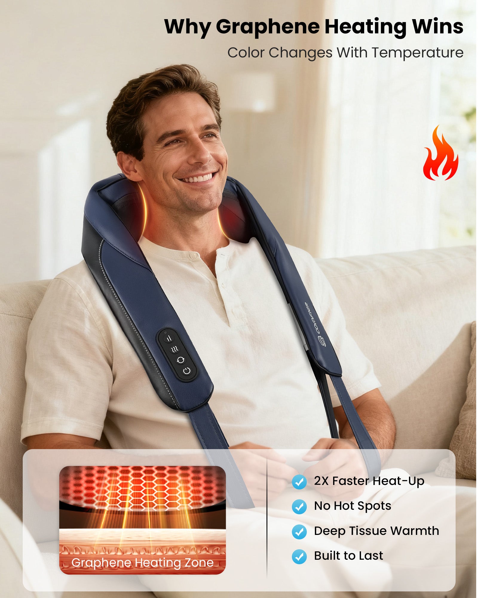 comfier-cordless-neck-and-shoulder-massager-with-heat-rechargeable-model-6702 image 5