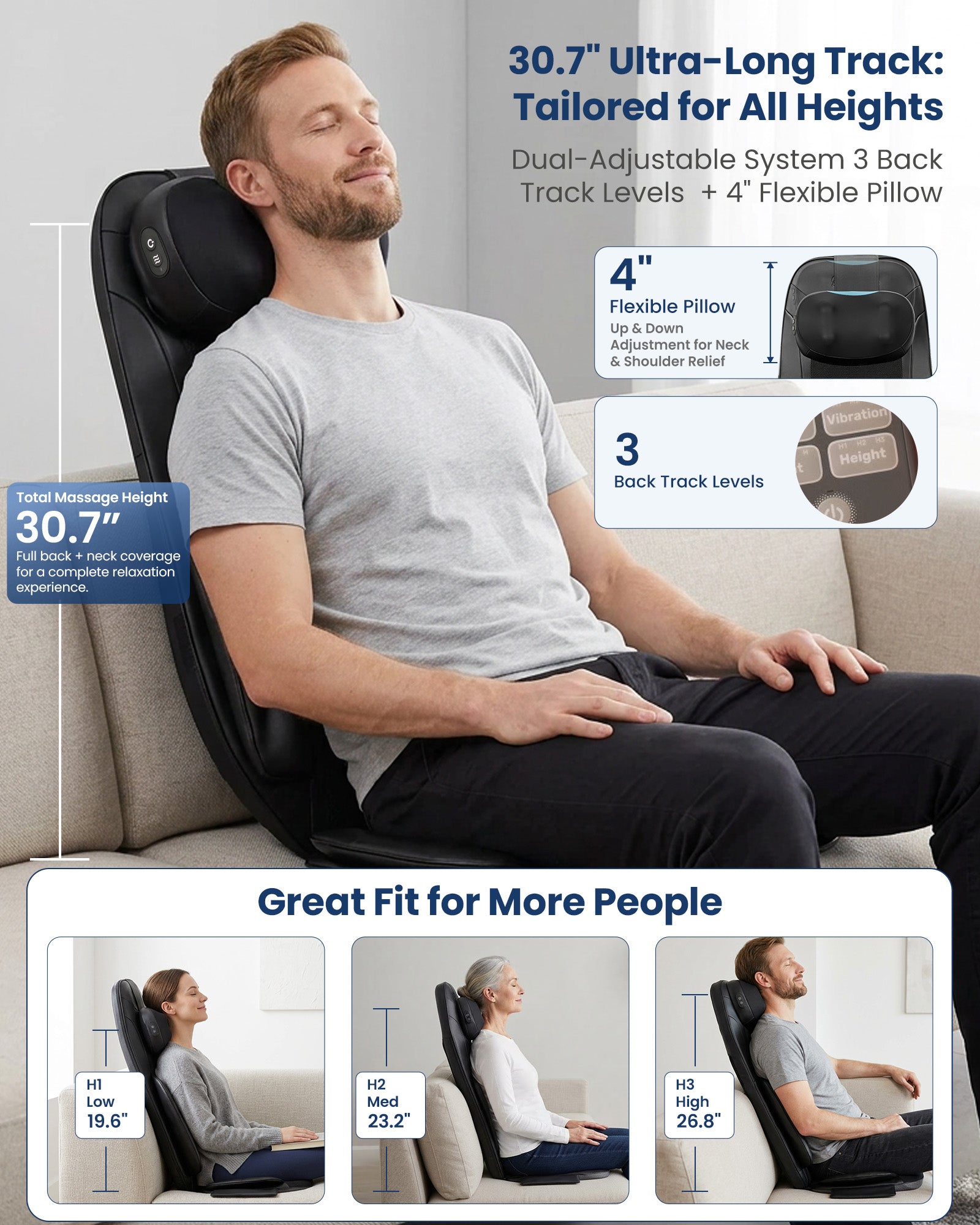 comfier-2523-shiatsu-neck-back-massager-with-graphene-heat-foldable-massage-chai image 2