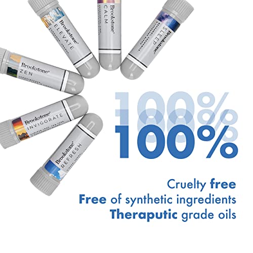 brookstone-aromatherapy-inhaler-refresh-6-pack-essential-oil-nasal-inhalers-for- image 4