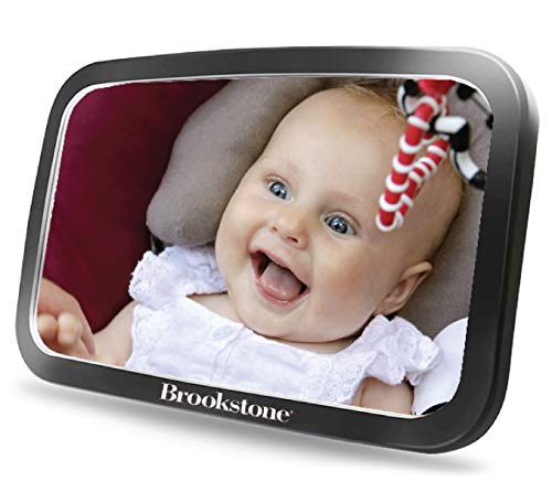 brookstone-baby-car-mirror-shatterproof-wide-view-car-seat-mirror-for-newborns-e image 8