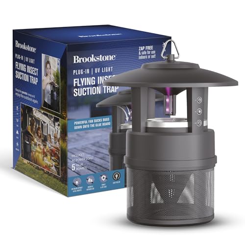 brookstone-plug-in-uv-light-insect-trap-ultra-quiet-fan-with-replaceable-glue-bo image 6