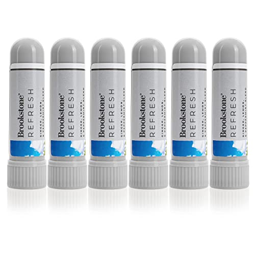 brookstone-aromatherapy-inhaler-refresh-6-pack-essential-oil-nasal-inhalers-for- image 2