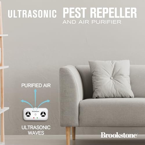 brookstone-ultrasonic-pest-repeller-and-air-purifier-dual-function-device-for-a- image 7