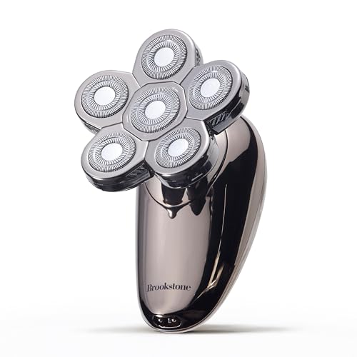 brookstone-6-head-flex-shaver-close-shave-with-pivoting-heads-rechargeable-batte image 8