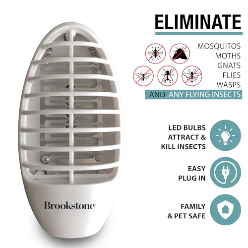 brookstone-wall-plug-in-bug-zapper-2-pack-chemical-free-non-toxic-removable-catc image 7