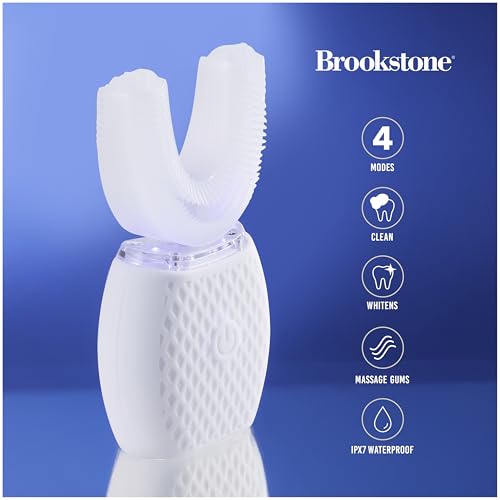 brookstone-ultrasonic-electric-whitening-toothbrush-sonic-technology-5-brushing- image 7