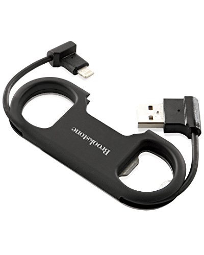 brookstone-usb-cable-bottle-opener-keychain-micro-usb-charging-cable-with-built- image 2