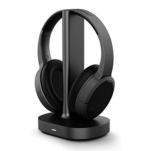 brookstone-airphones-wireless-rf-over-ear-headphones-with-charging-dock-10-hrs-p image 2