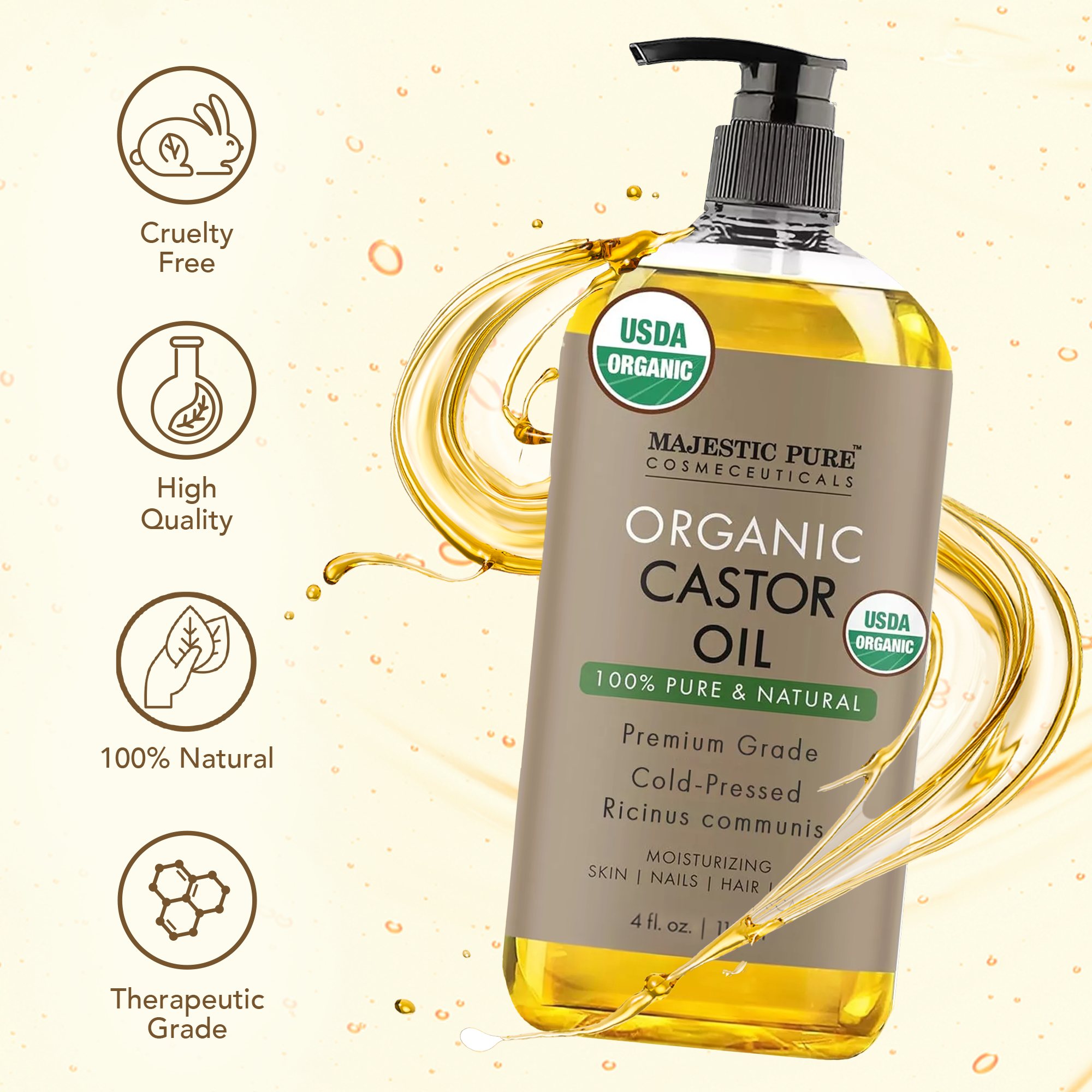 majestic-pure-organic-castor-oil-100-pure-natural-hair-and-skin-oil-4-fl-oz image 5