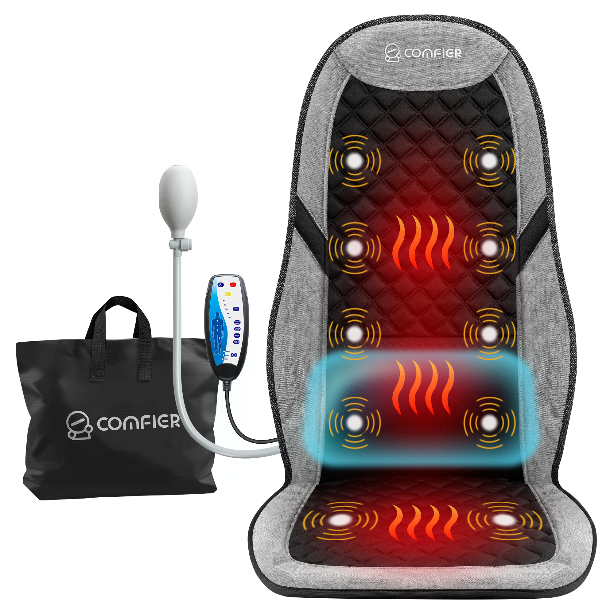 comfier-2421-massage-seat-cushion-with-10-vibration-motors-adjustable-lumbar-sup image 1