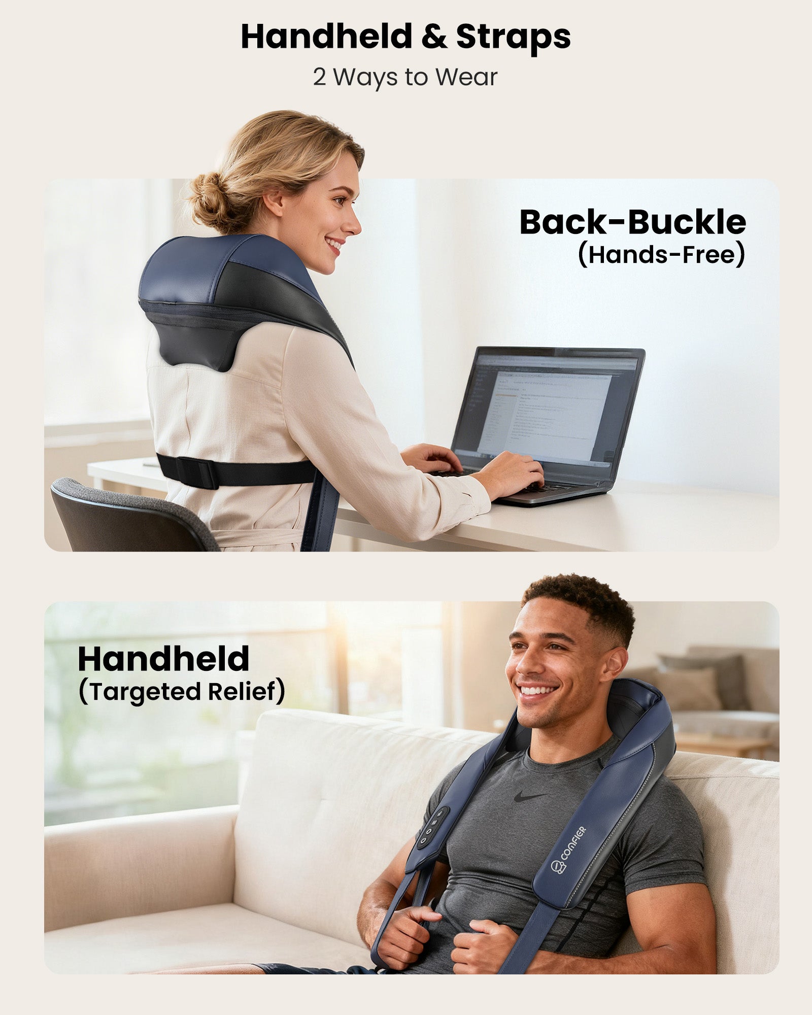 comfier-cordless-neck-and-shoulder-massager-with-heat-rechargeable-model-6702 image 6