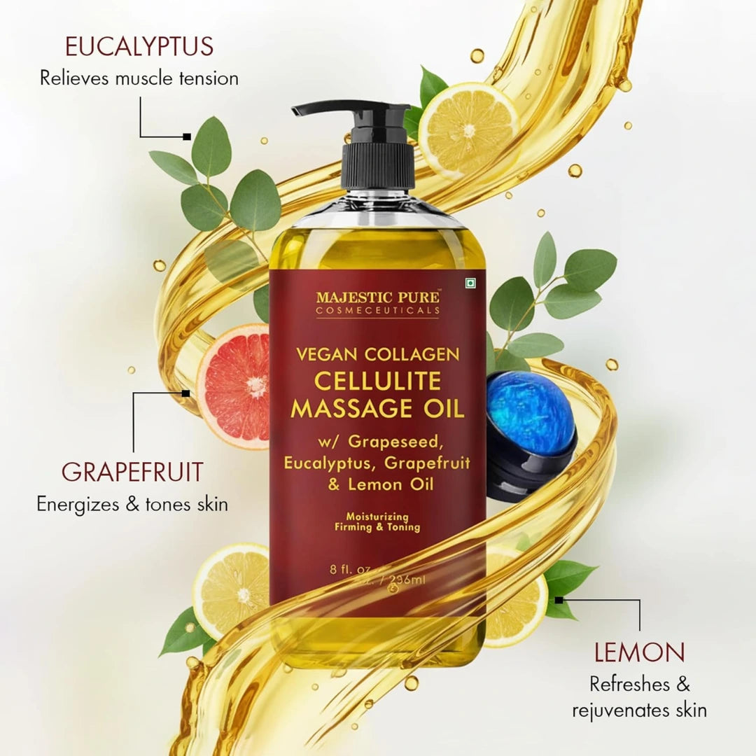 majestic-pure-vegan-collagen-cellulite-massage-oil-with-eucalyptus-oil-roller-8- image 3