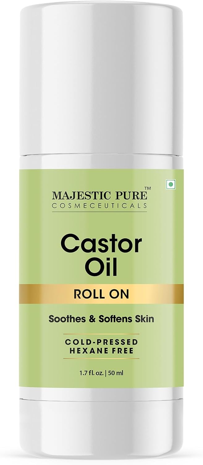 majestic-pure-organic-castor-oil-roll-on-1-7-fl-oz-for-lashes-brows-scalp-mess-f image 1