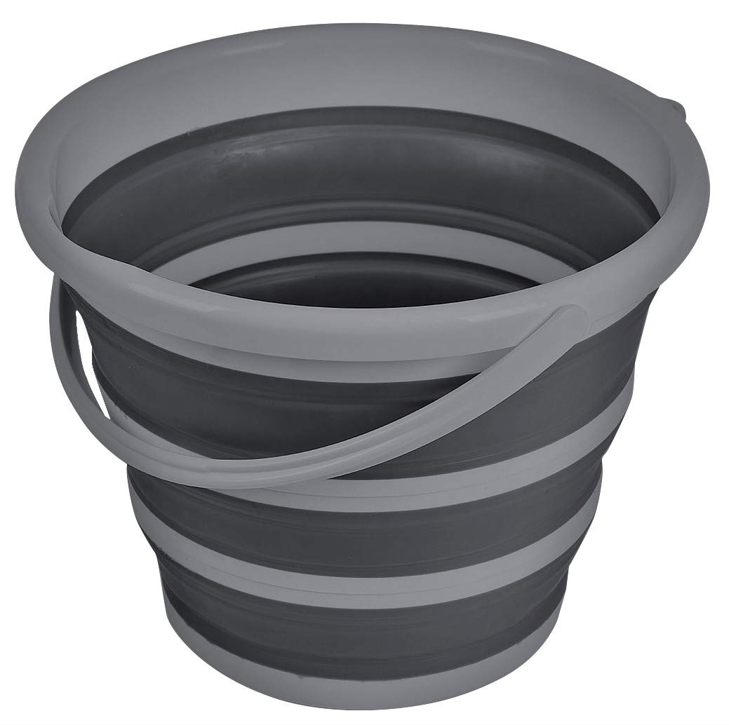 brookstone-collapsible-bucket-foldable-cleaning-bucket-with-handle-2-6-gal-10l-f image 8